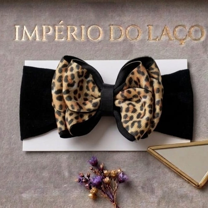 Faixa com Laço Camadas oncinha