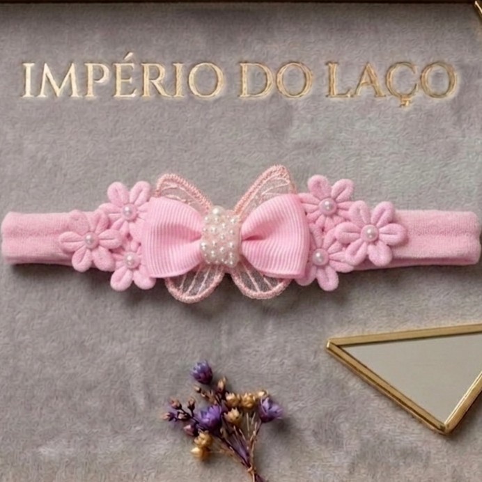Faixa Butterfly Rosa princesa
